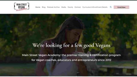 Main Street Vegan Best Vegan Websites