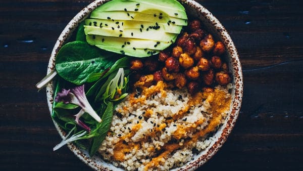 Tempeh Buddha Bowl with Squash Free and Easy High Protein Vegan Meals
