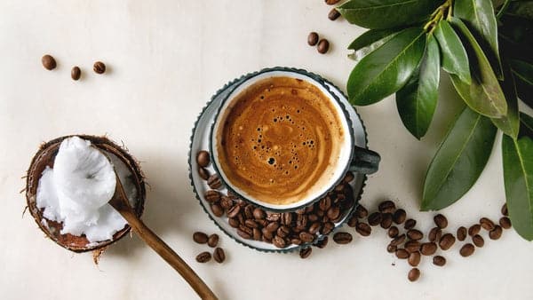 bulletproof coffee Vegan Protein Powder in Coffee