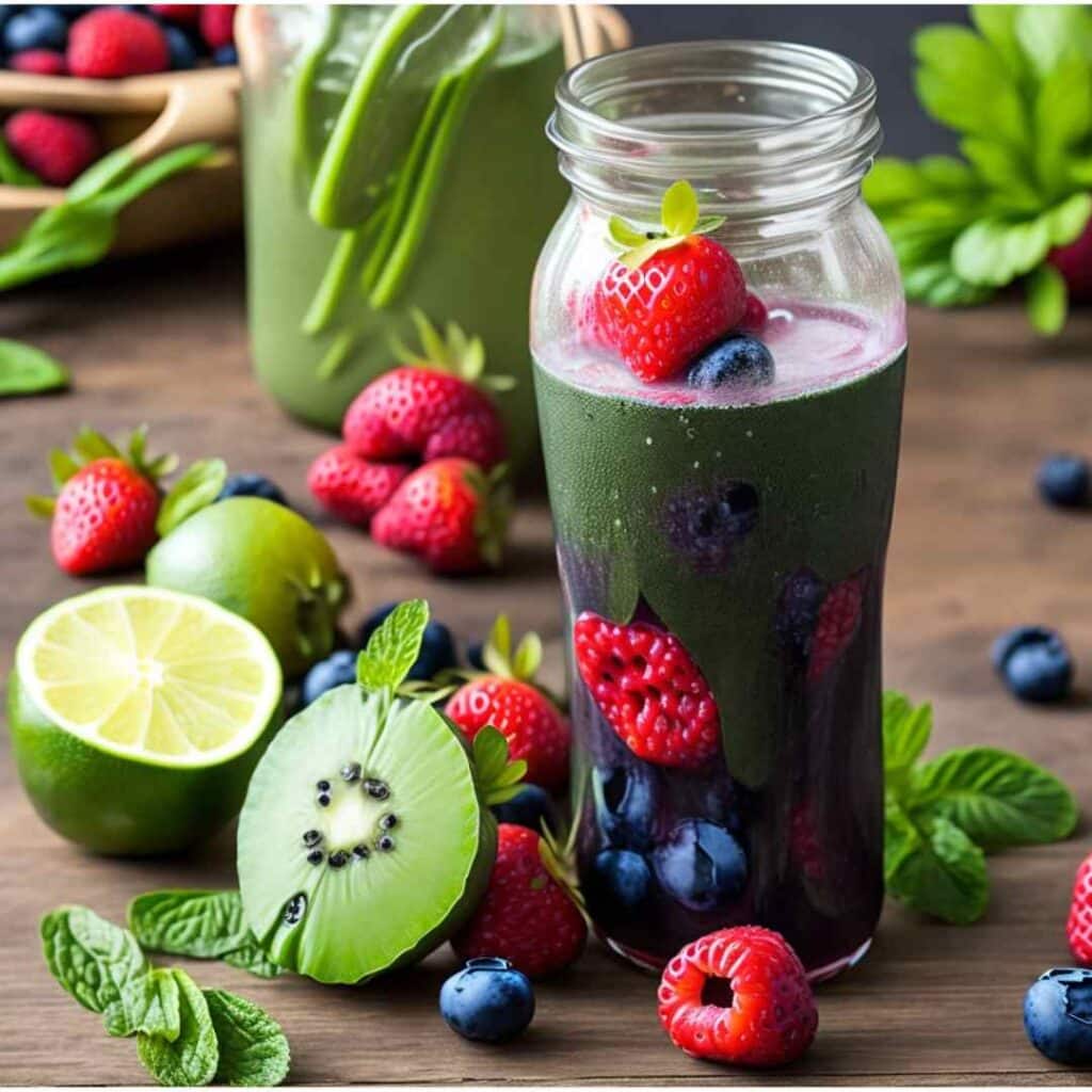 Low Sugar Juice Recipes Antioxidant-Rich Berry Juice